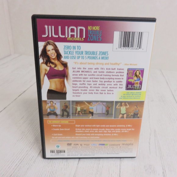 Ultimate Body Makeover: No More Trouble Zones DVD with Jillian Michaels - Picture 2 of 2